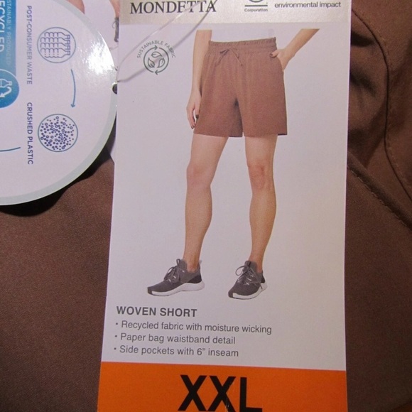 Mondetta Ladies' Woven Short XXL New Brown - Picture 7 of 9